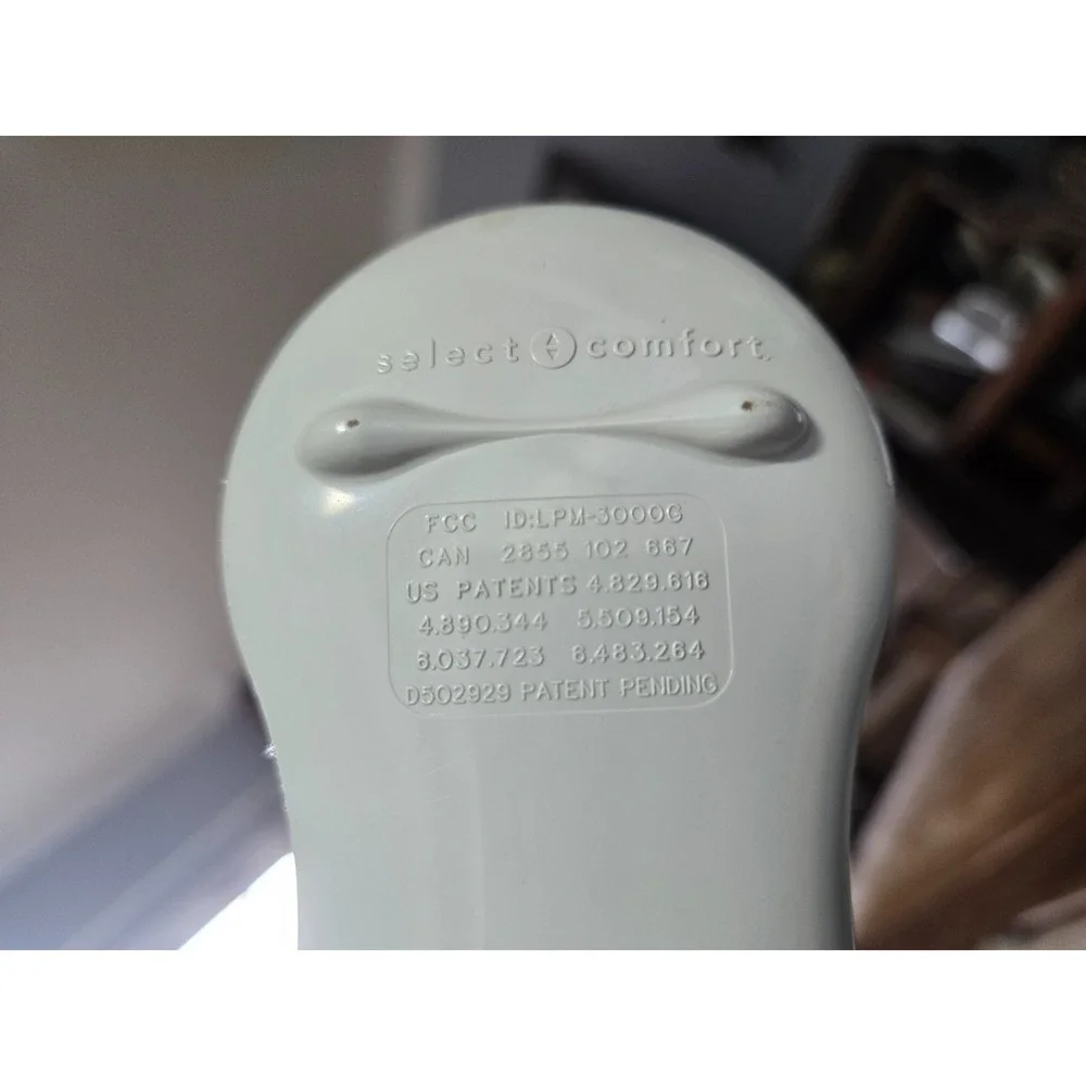 Sleep Number Select Comfort Wireless Remote Control Single LPM-3000G TESTED